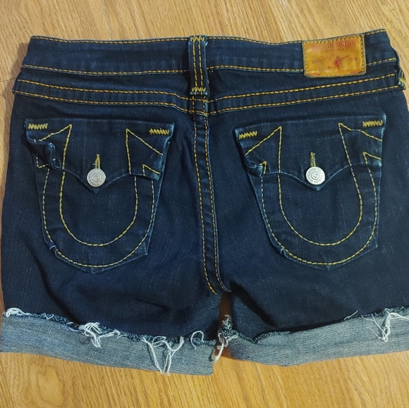 True Religion Jean Shorts Size 29 Becky Big T - Picture 8 of 10